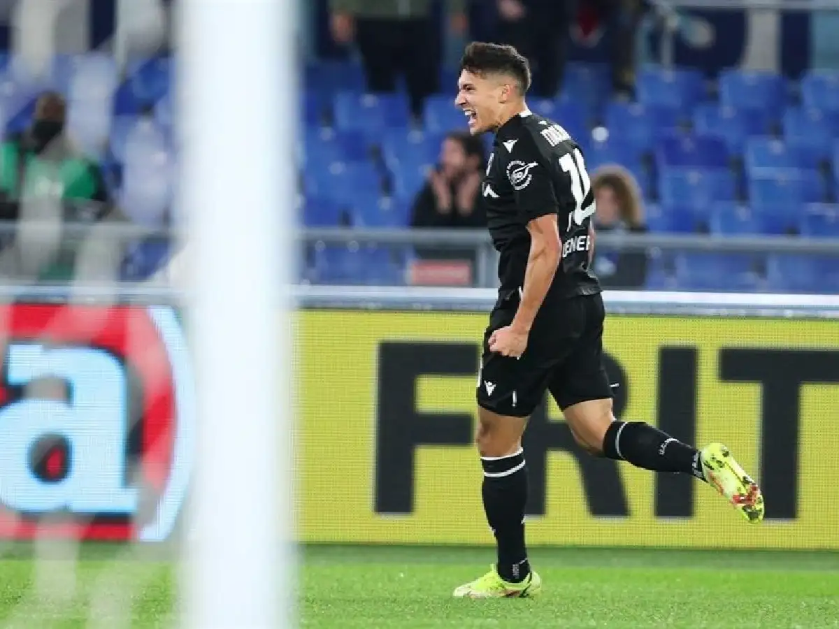 Gol de Molina en el empate de Udinese