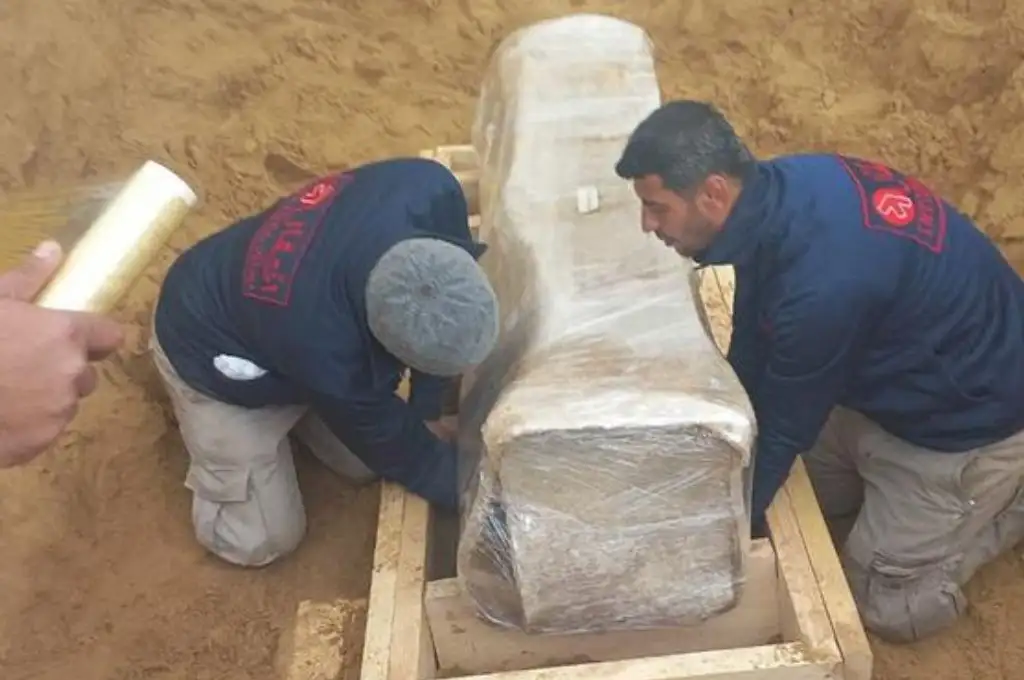 Franja de Gaza: hallaron un sarcófago de la época romana de unos 2.000 años de antigüedad