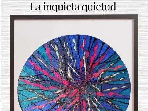 Portada del poemario La inquieta quietud, de la profesora Carolina Schiavoni. Foto: Gerntileza.
