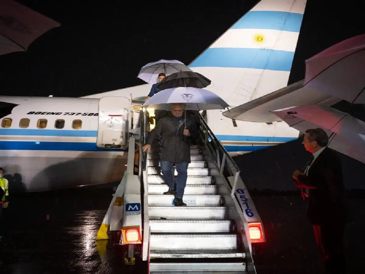 Alberto Fernández ya está en Colombia para participar de la asunción de Gustavo Petro