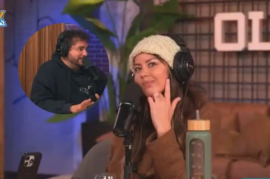 Homero Pettinato junto a Karina Jelinek