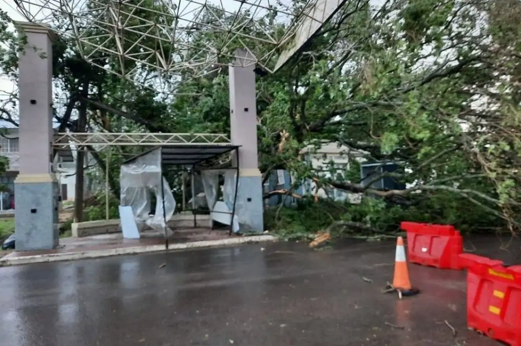 Fuerte temporal e intensas lluvias afectaron seis localidades de Corrientes