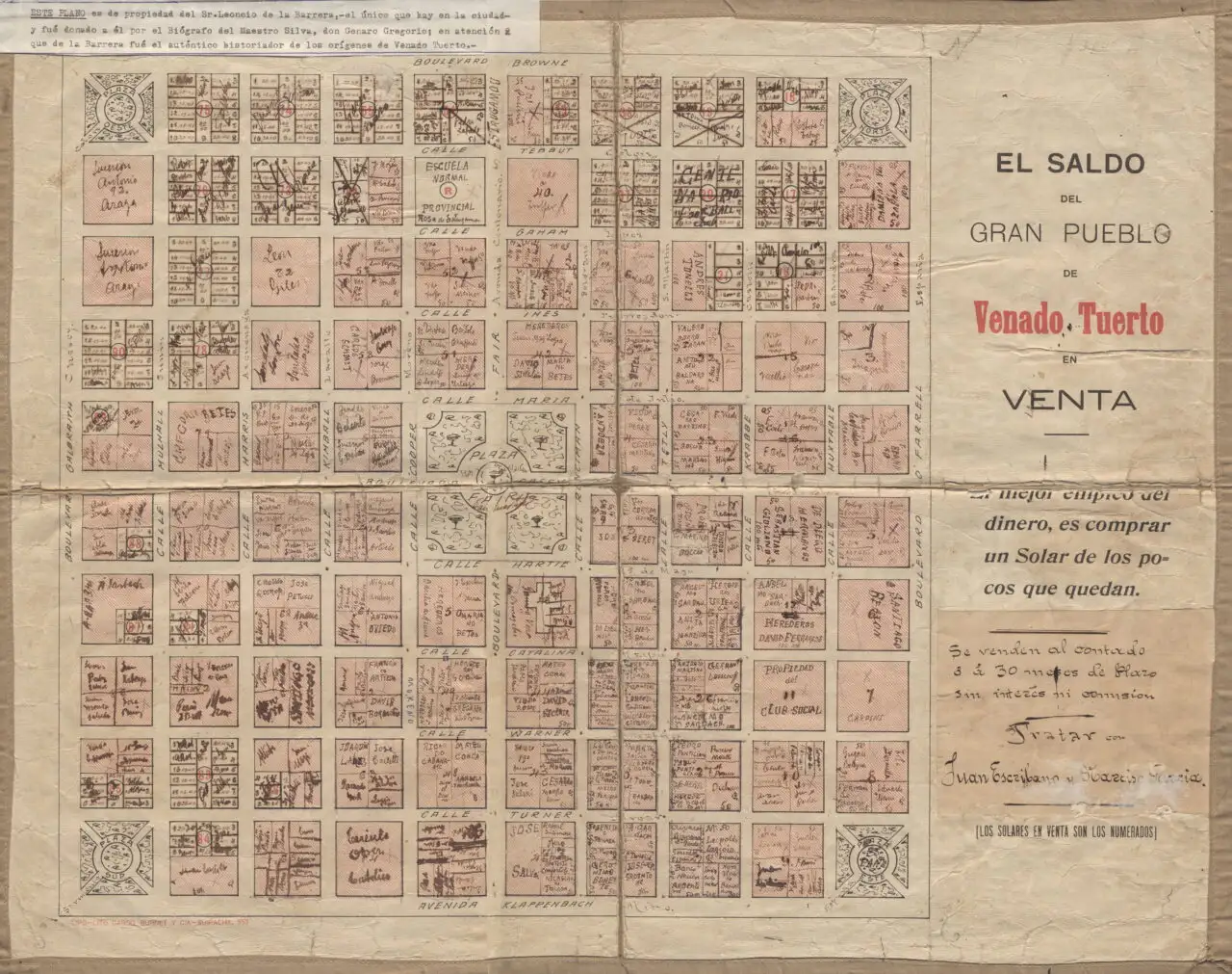 Reconocimiento al proyecto de capacitación sobre “Recorridos historiográficos de Venado Tuerto”
