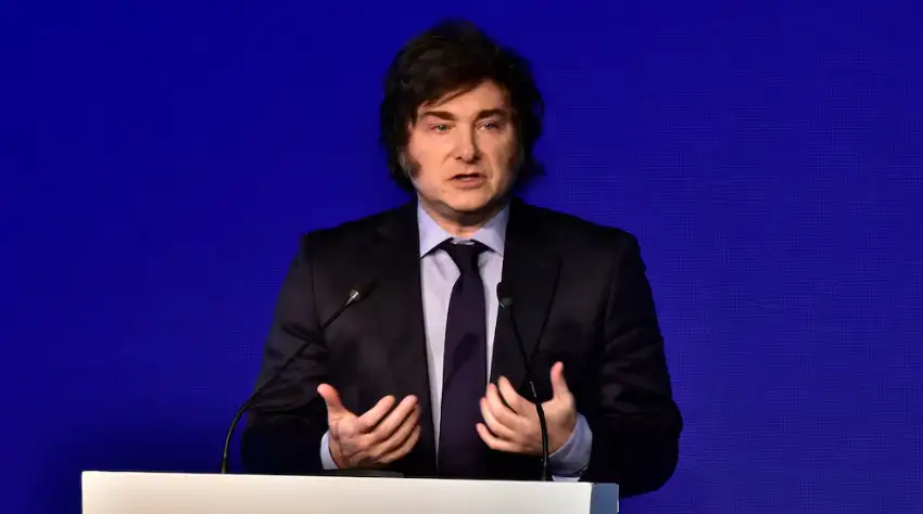 El presidente Javier Milei