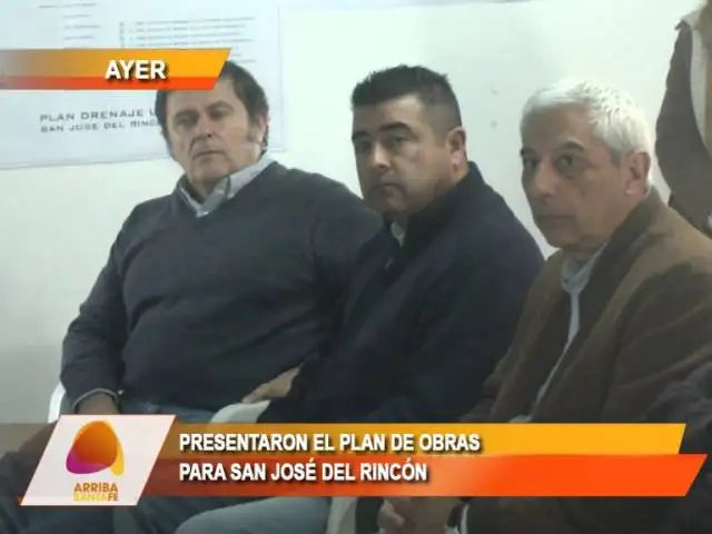 Presentaron el Plan de Obras para San José del Rincón