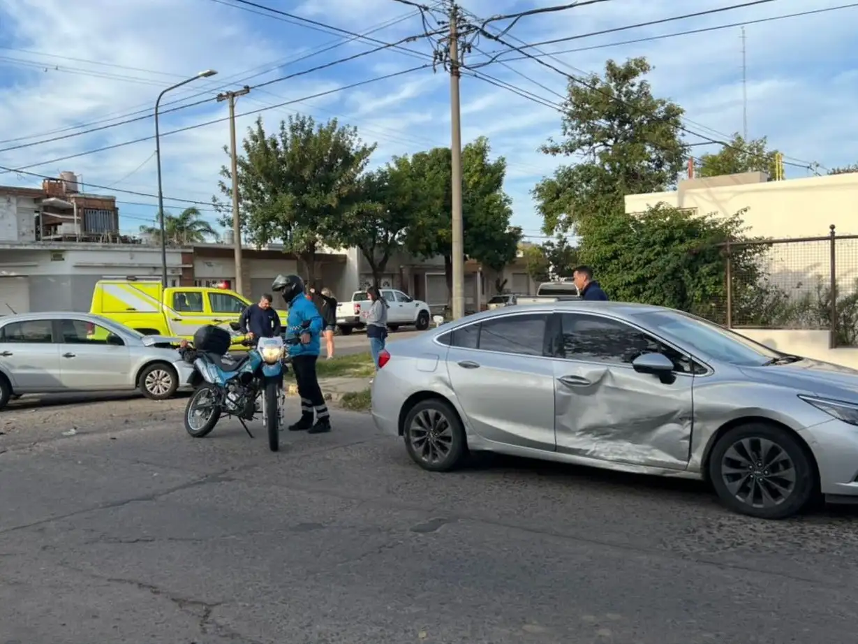 Violento choque en Venado Tuerto.