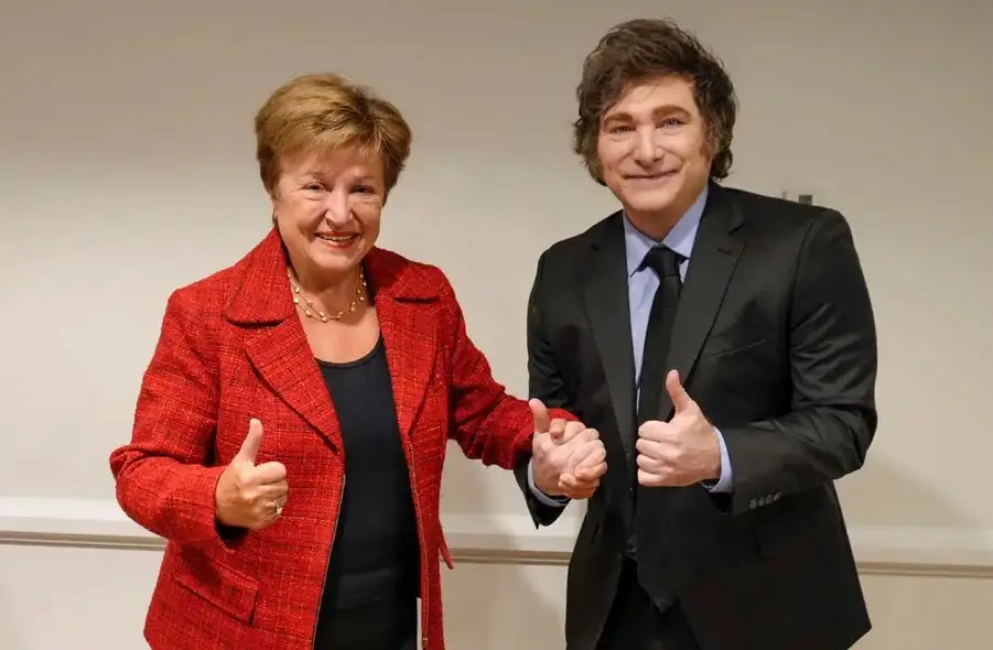 Se espera la reunión de Milei con Georgieva para saber cómo sigue la relación con el FMI.