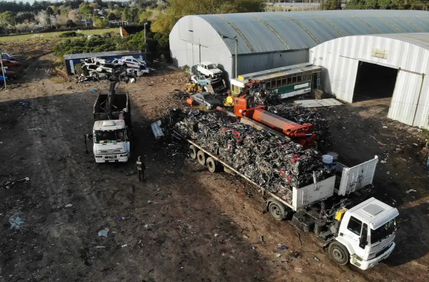 Finalizó la primera etapa de compactación de vehículos