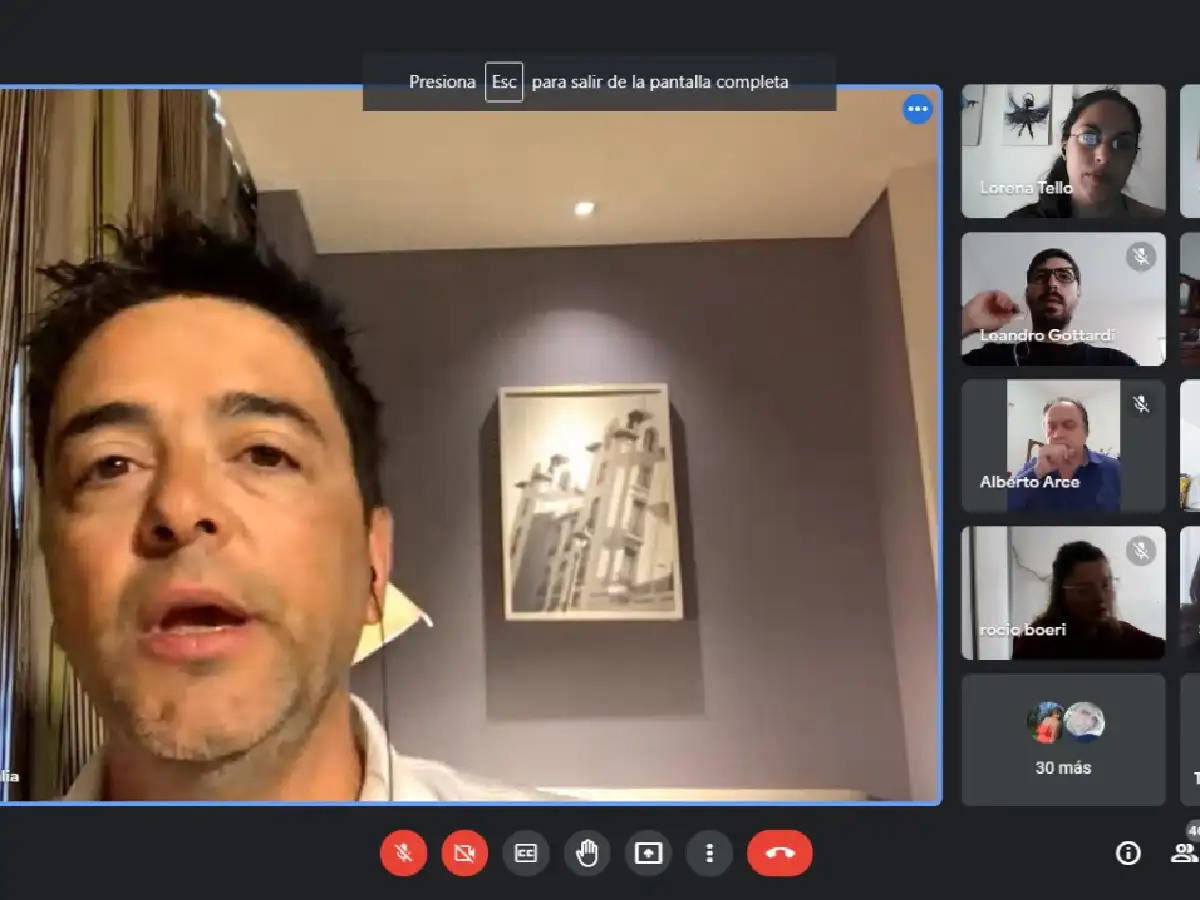 Juanjo Buscalia disertó en el Diplomado de Periodismo Deportivo   