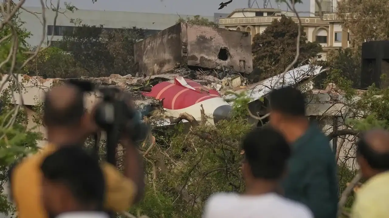 Así quedó la aeronave tras estrellarse el jueves.