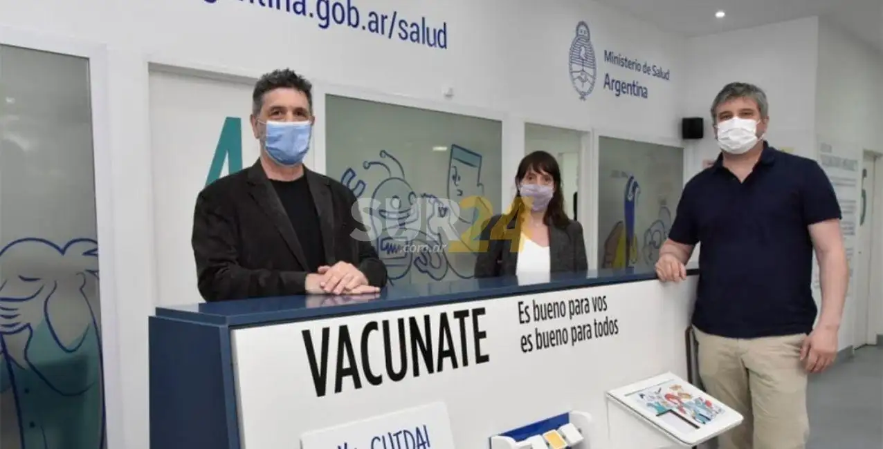 Tecnópolis: inauguraron un “vacunatorio amigable” con juegos y murales