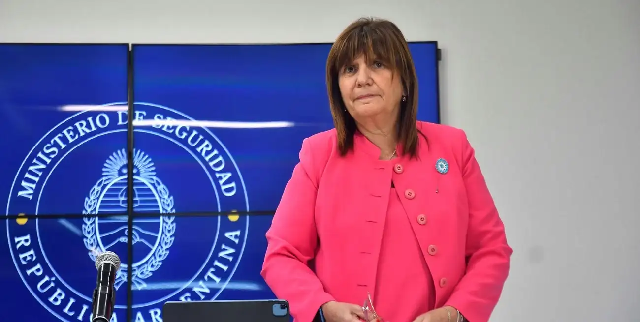 Ministra de Seguridad, Patricia Bullrich.