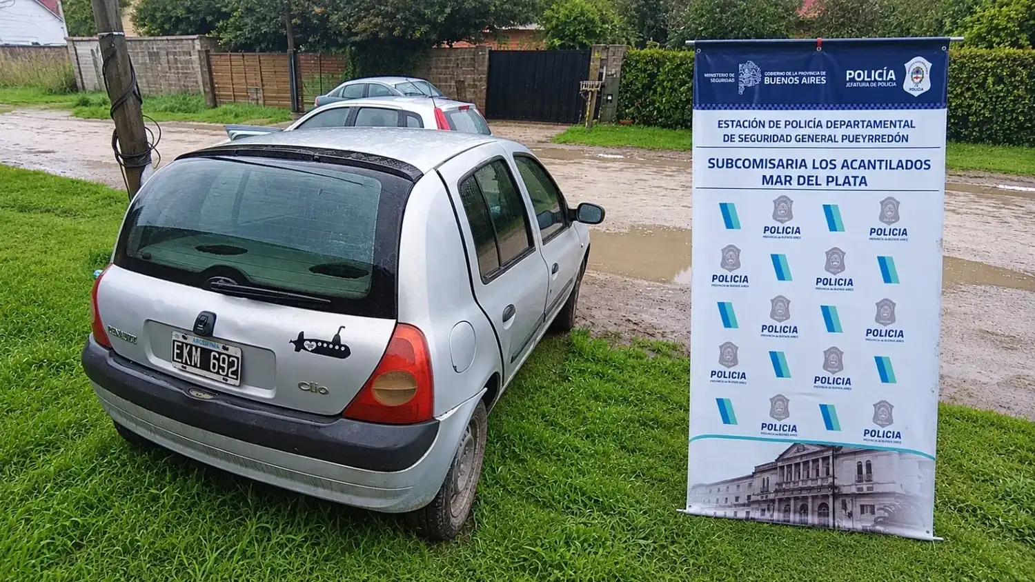 Allanamiento en Los Acantilados: secuestran un auto vinculado a robos