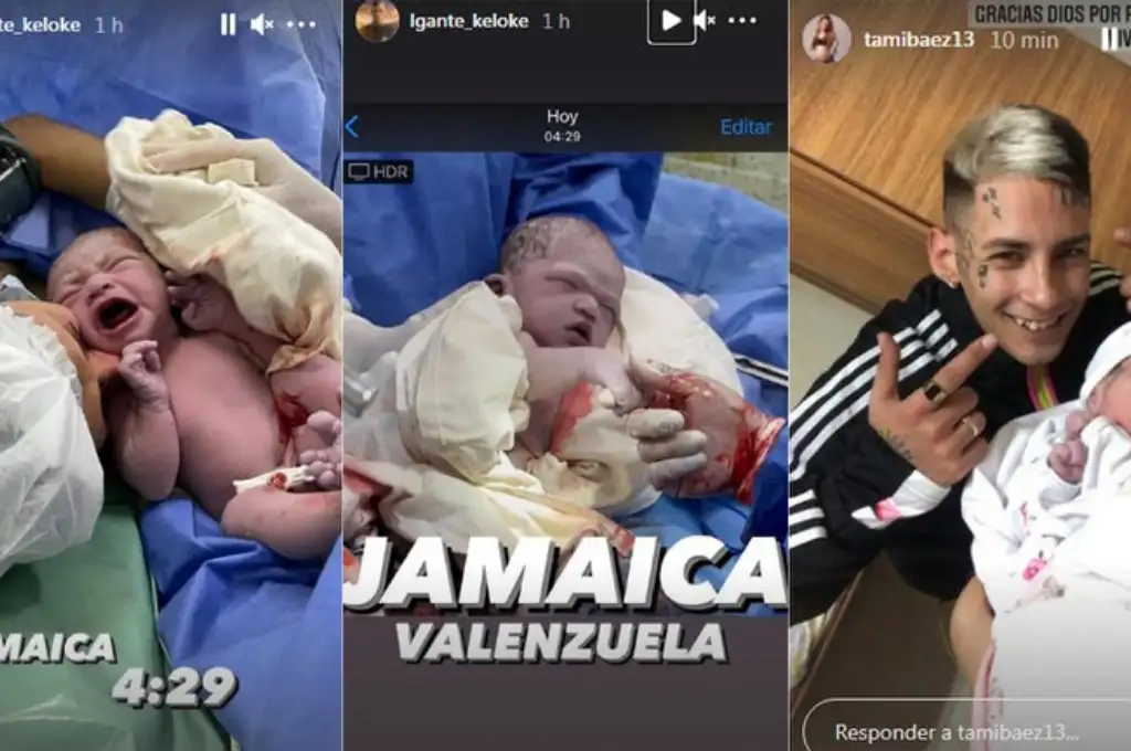 L-Gante y Tamara presentaron a su hija Jamaica