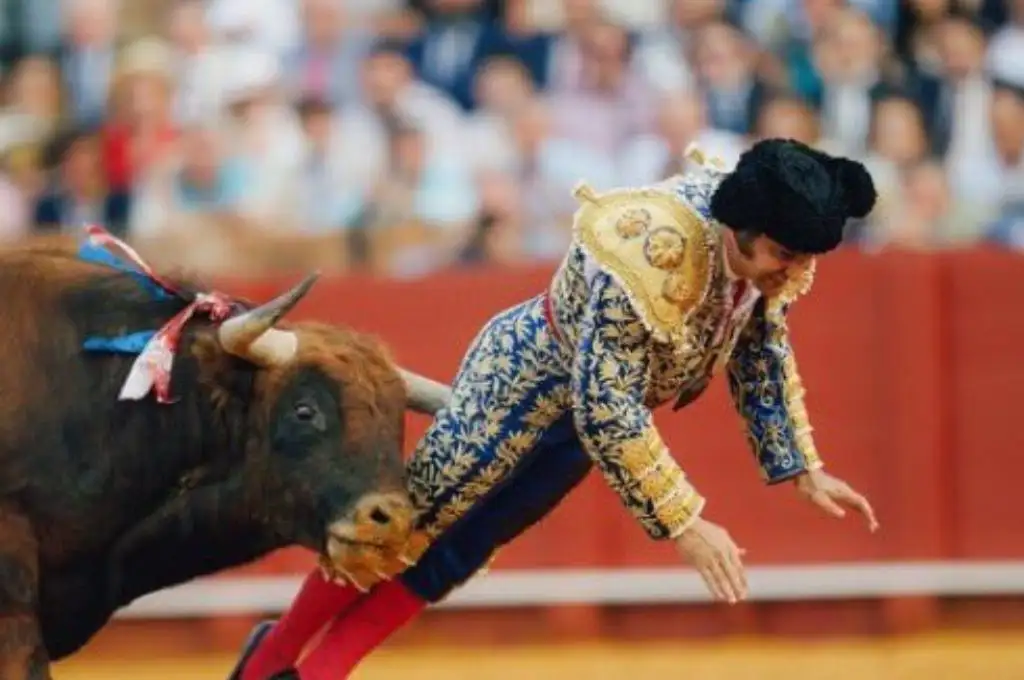 El momento que recibe la cornada José Antonio Morante de la Puebla