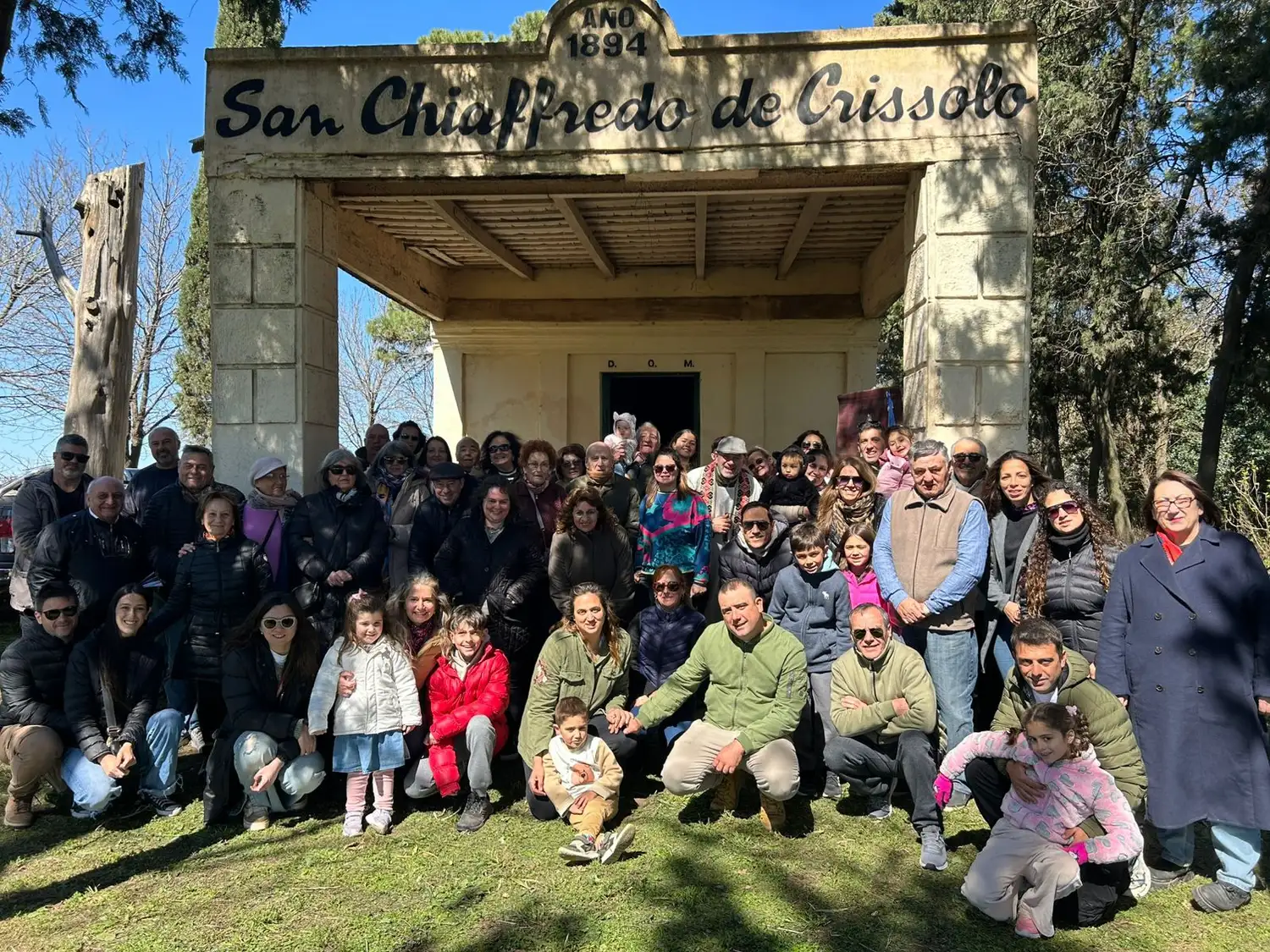La capilla cumplió 131 años.