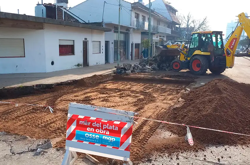 Jueves: cortes por obras viales en distintos barrios de Mar del Plata
