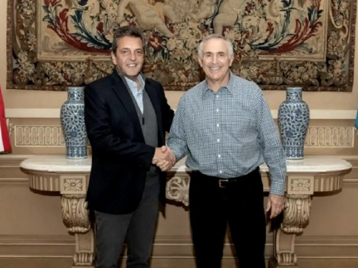 Massa se reunió con Marc Stanley, el embajador de Estados Unidos