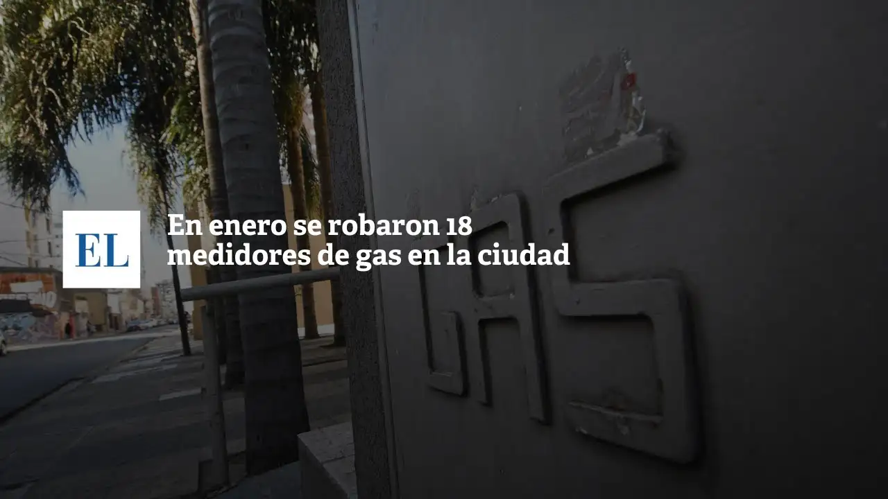 En enero se robaron 18 medidores de gas en la ciudad de Santa Fe