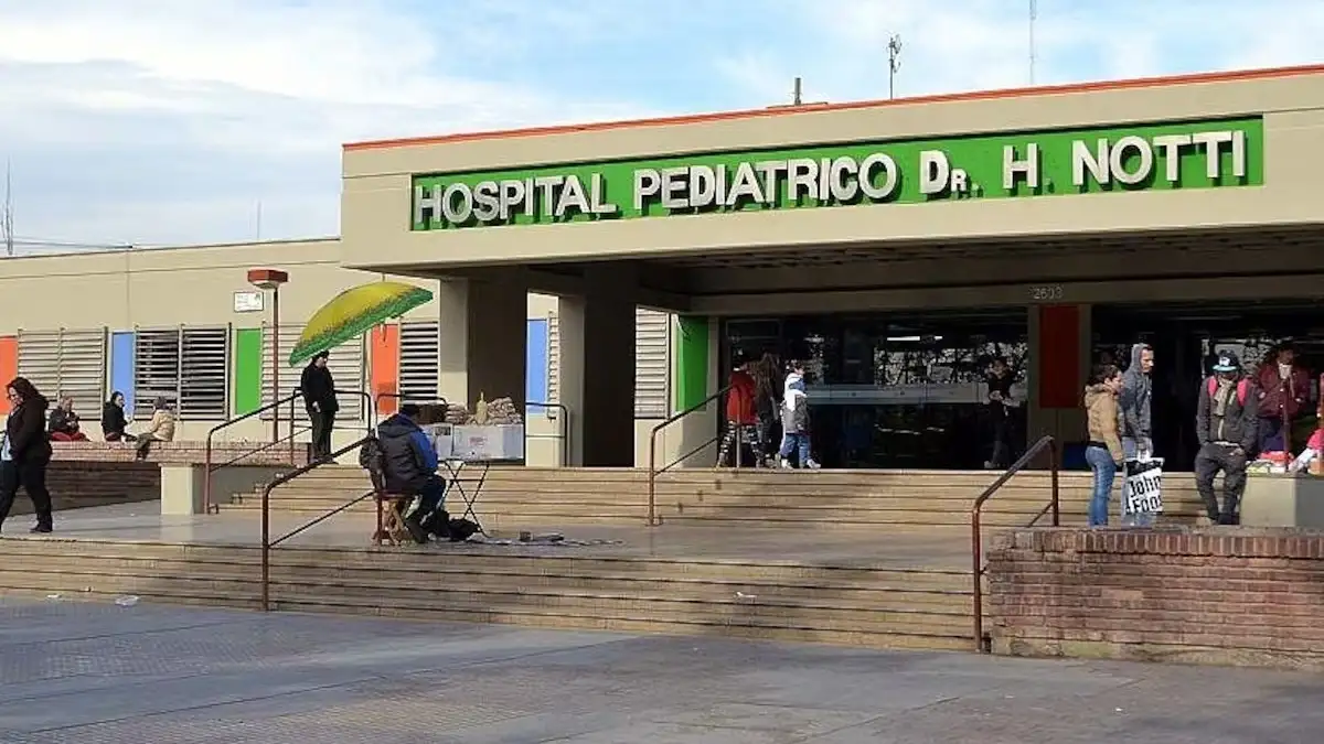 Mateo se encontraba internado en el Hospital Notti, de Mendoza