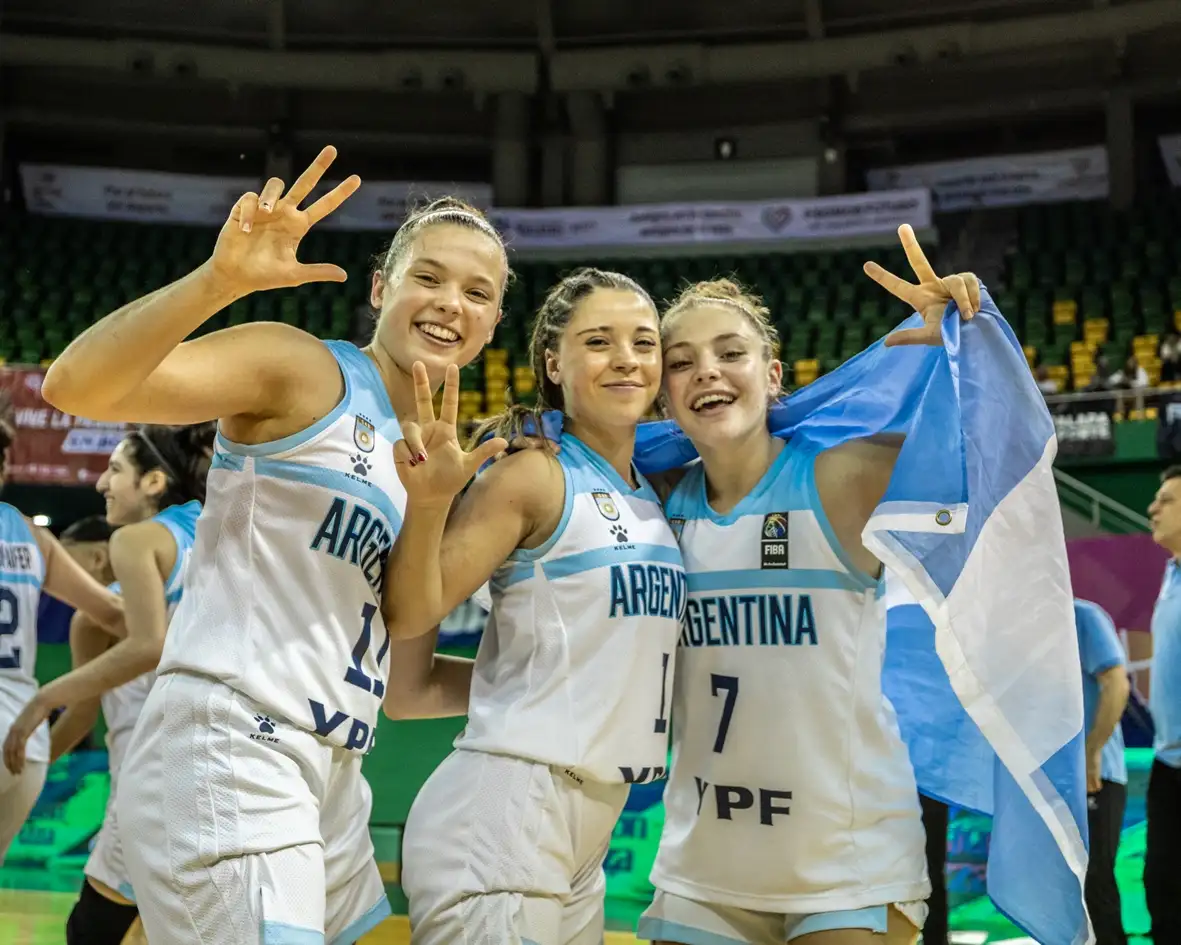 Juana Barrionuevo bronce con Argentina en el FIBA Américas U16