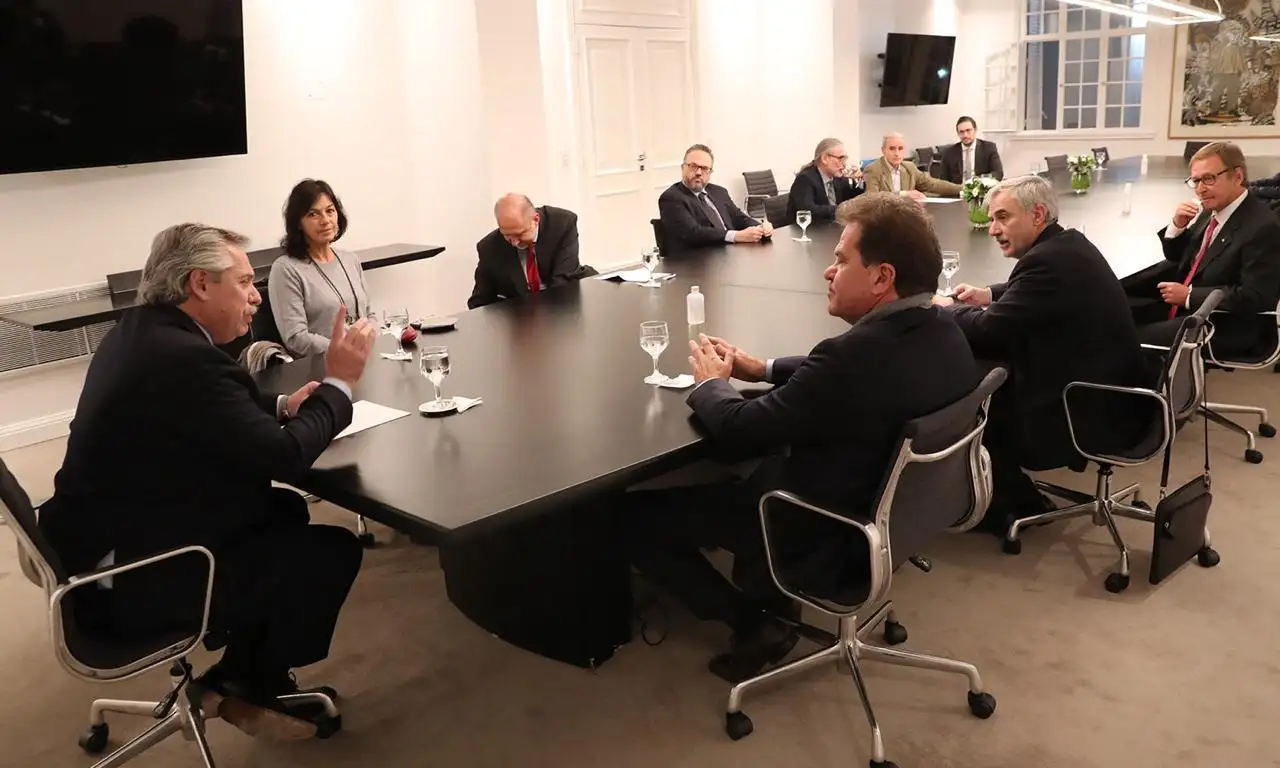 Tras la reunión, Perotti afirmó que “el Presidente está dispuesto a escuchar alternativas superadoras”