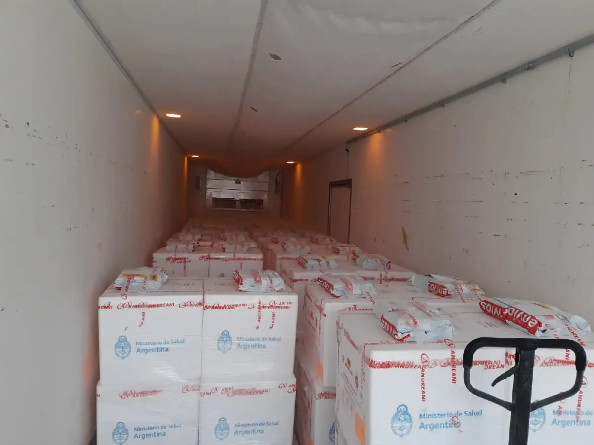 Córdoba recibió nueva partida de vacunas que serán destinadas a mayores de 60 años