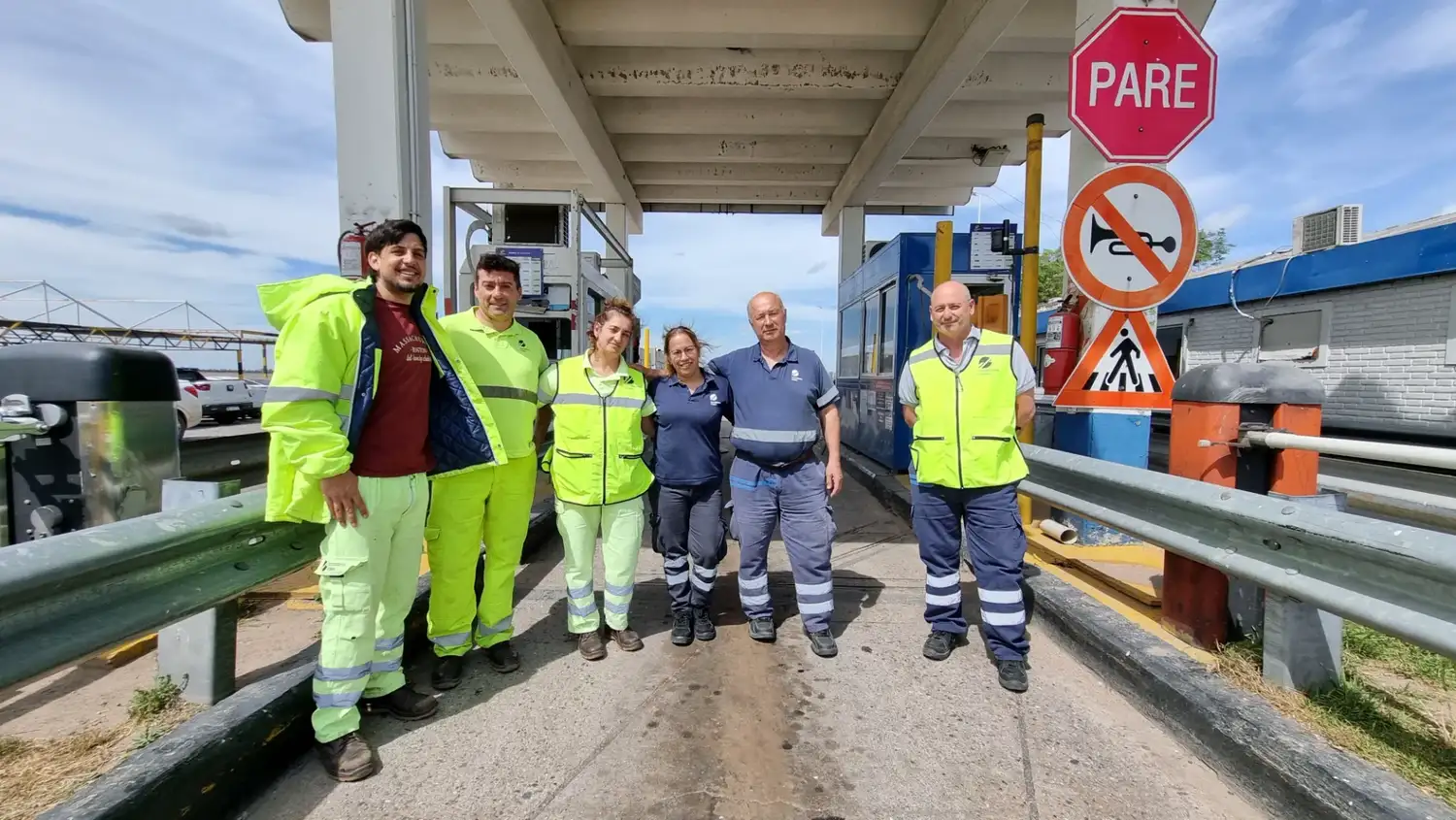 Los trabajadores del peaje de Devoto tuvieron su último día.