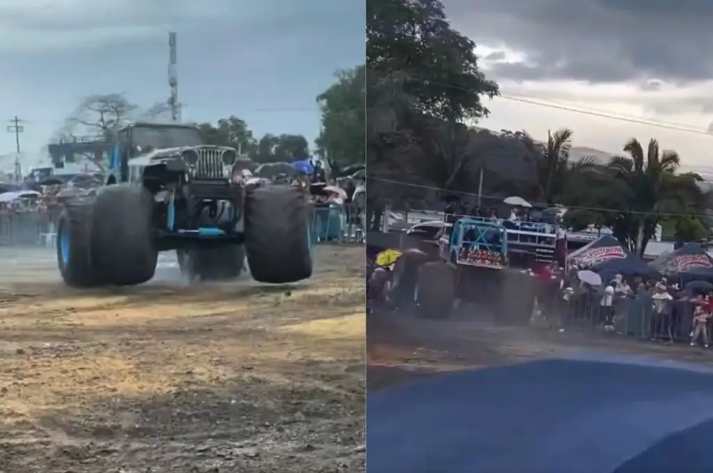 Accidente en el show "Monster Truck"