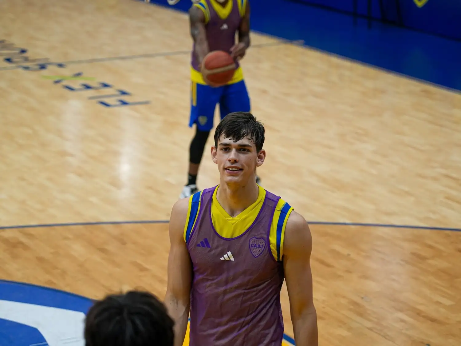 El venadense Stenta volvió a Boca para jugar la Liga de Campeones de Baloncesto de las Américas
