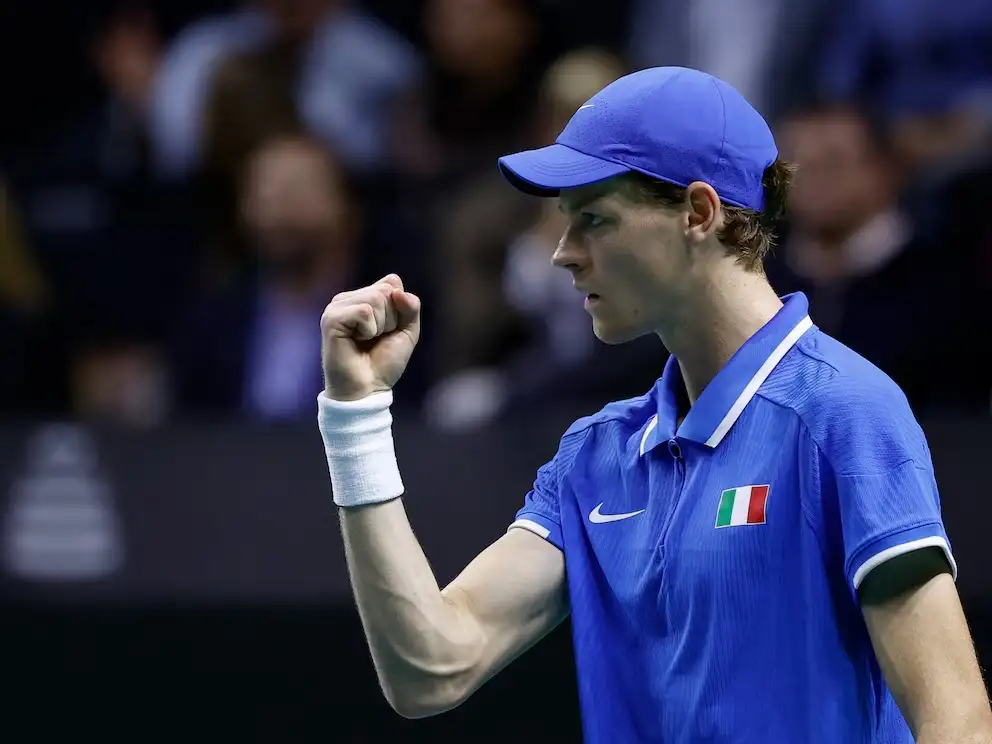 Jannik Sinner ganó los cuatro puntos que disputó en el Final 8 de la Copa Davis de Málaga