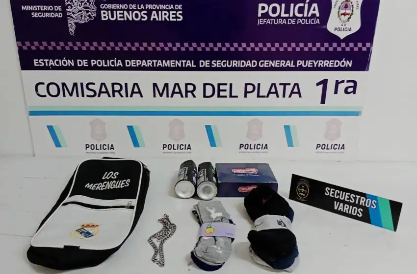 Con una "faca" robó a dos jóvenes en pleno centro de Mar del Plata