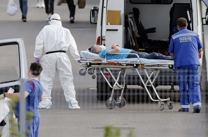 Rusia confirmó más de 650 muertos por primera vez desde el inicio de la pandemia