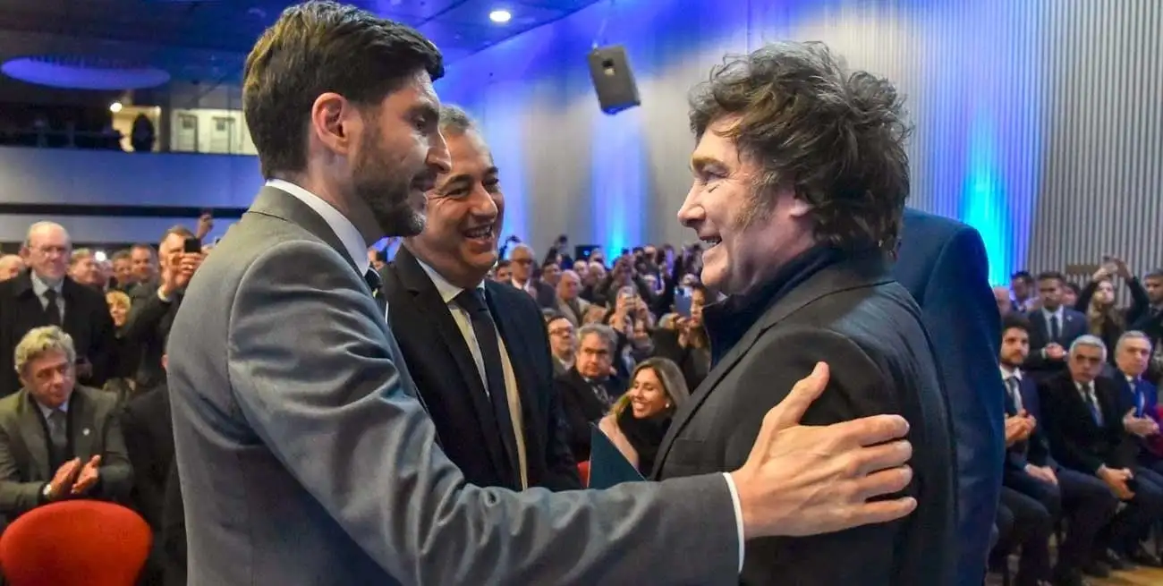 El último encuentro entre el gobernador santafesino y el presidente fue en Rosario, en el 140° aniversario de la Bolsa de Comercio.