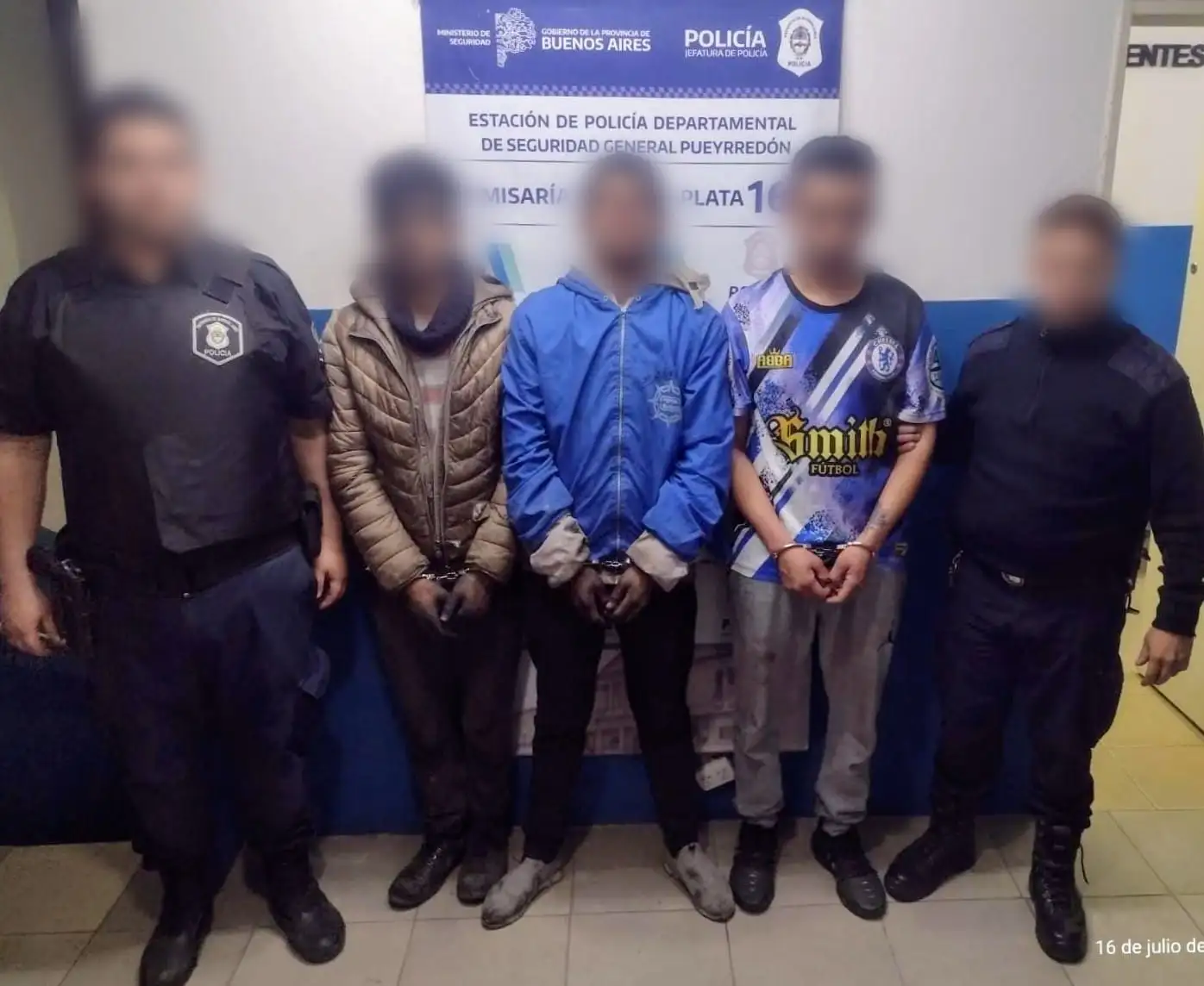 Tres mayores y un menor de edad fueron aprehendidos