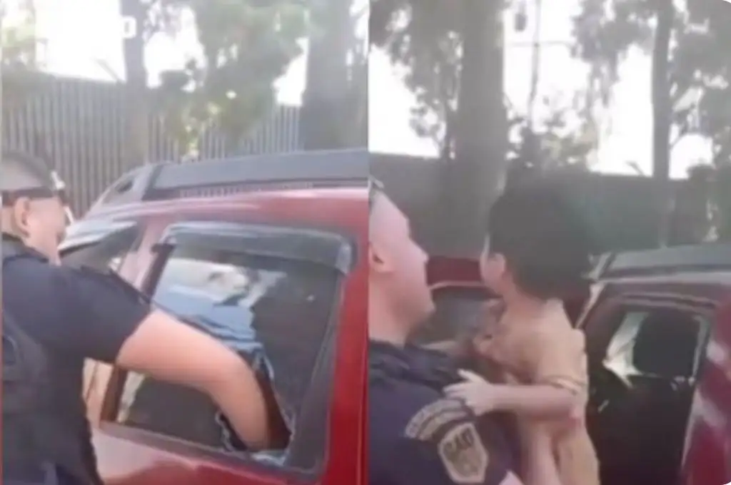 Policías rescataron a un menor