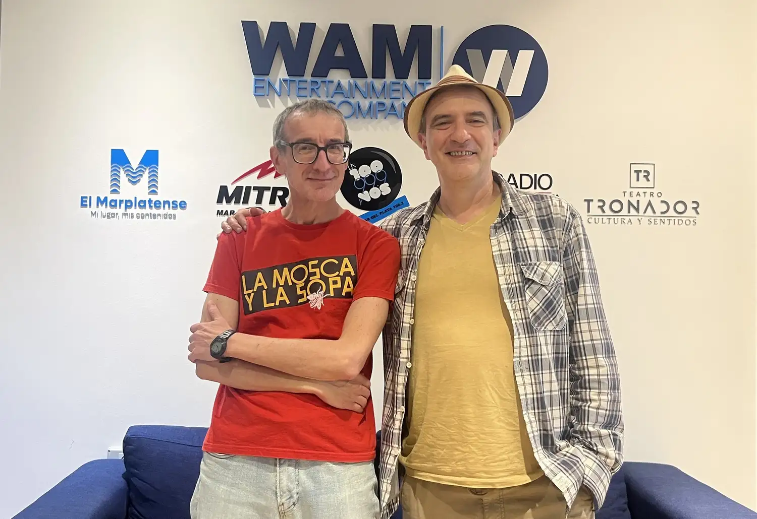 Gabriel Wolf y Martín Salazar integran el cuarteto de humor Los Macocos.