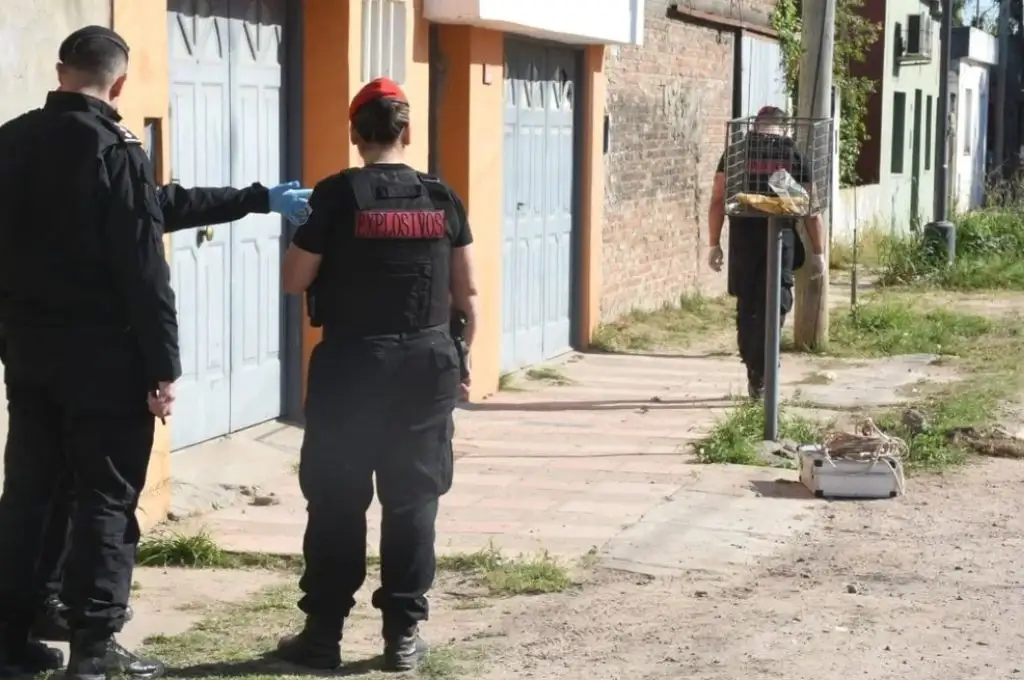 Trabajó la Brigada de Explosivo