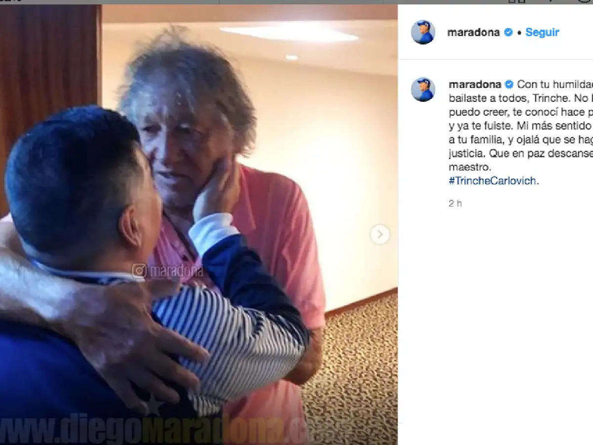 "Con tu humildad nos bailaste a todos, Trinche"
