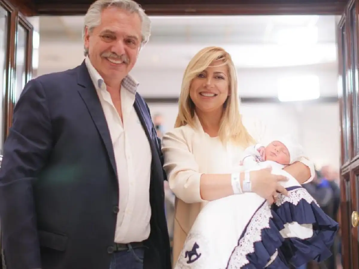 Alberto Fernández y Fabiola Yañez presentaron a su hijo: "Es un oasis en un tiempo tan difícil