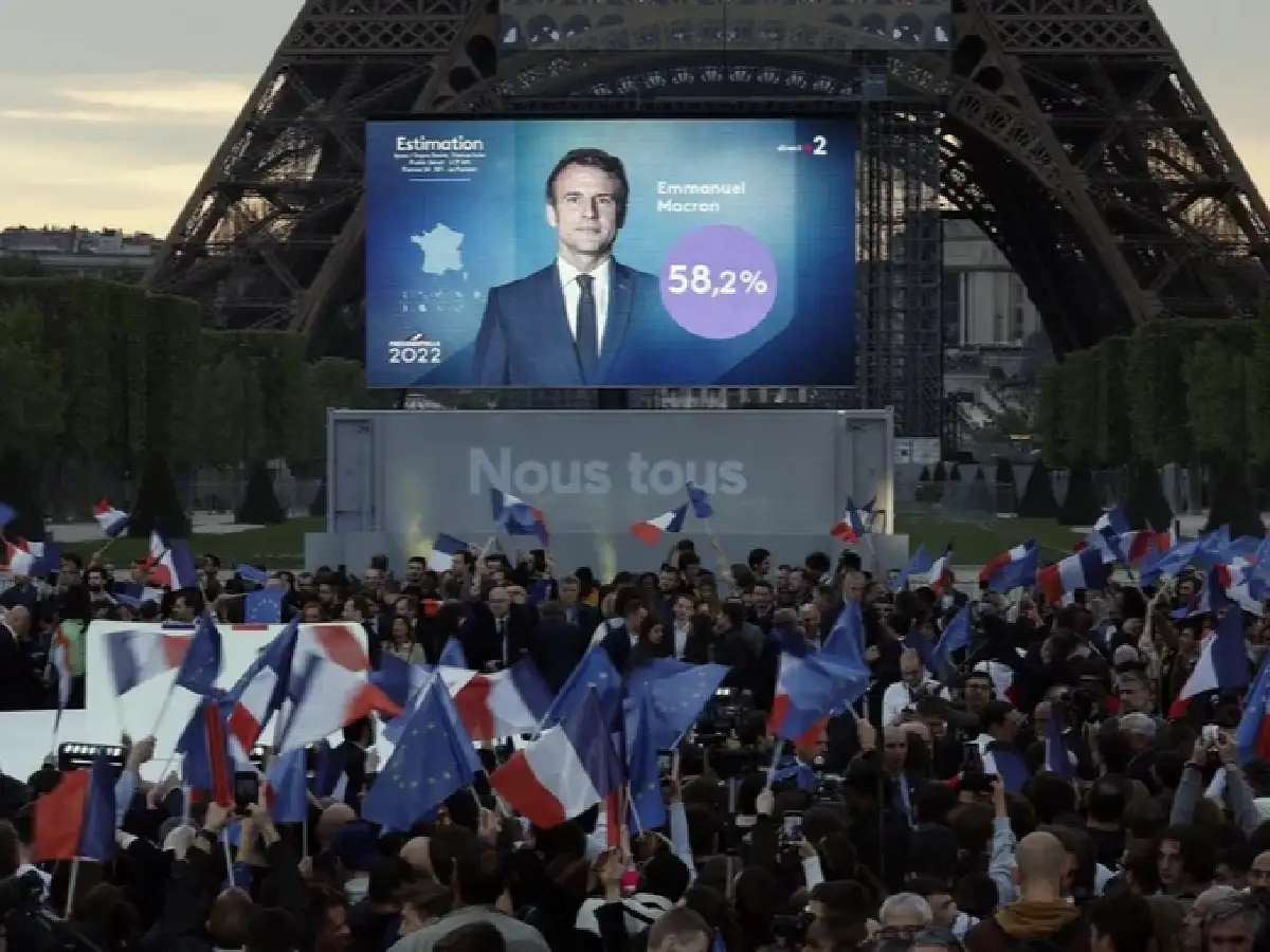 Macron fue reelecto presidente de Francia tras vencer en el balotaje a Le Pen