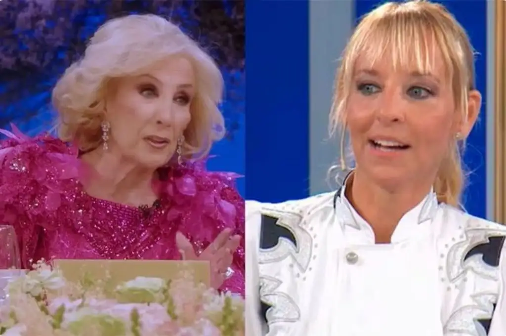 La emoción de Mirtha Legrand