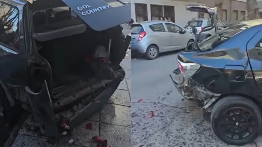 Afortunadamente, no se registraron víctimas fatales y los demás ocupantes de los vehículos solo presentaron golpes leves.