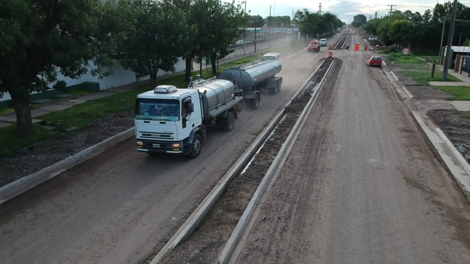 Avanza la pavimentación de la Ruta Provincial Nº 61