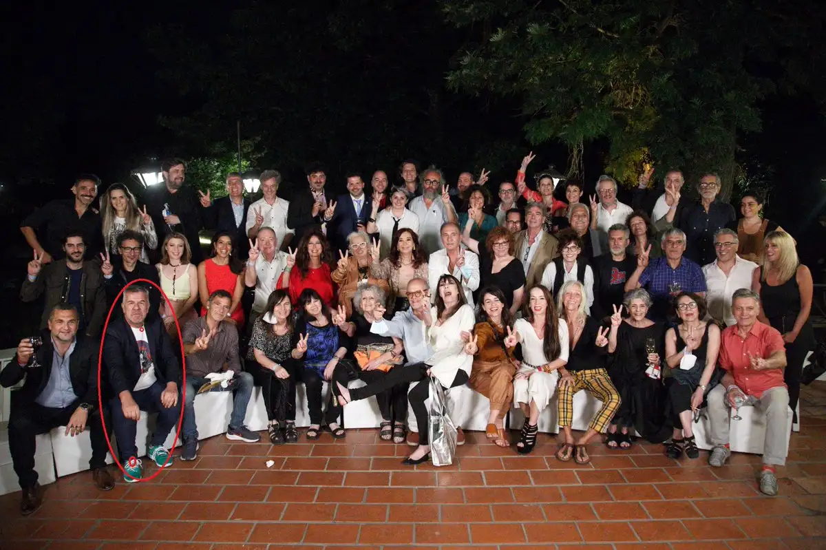La despedida de año de Cristina Kirchner junto a Dady Brieva y otros artistas