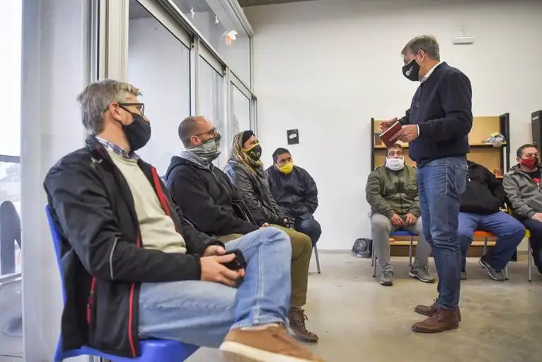 Jatón se reunió con instituciones de Santa Rosa de Lima