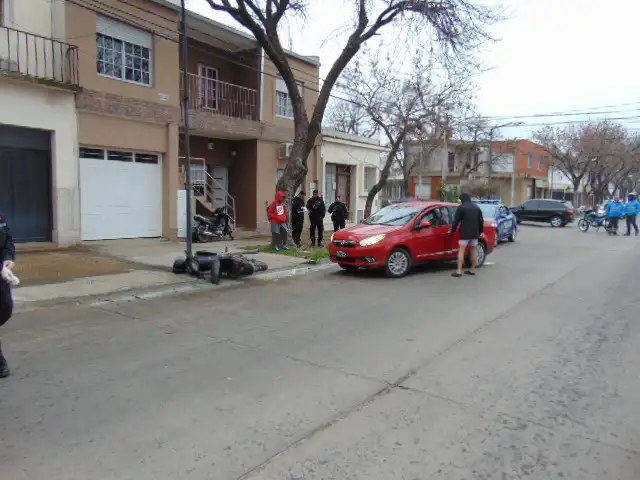 Colisión en pleno centro de Venado Tuerto.
