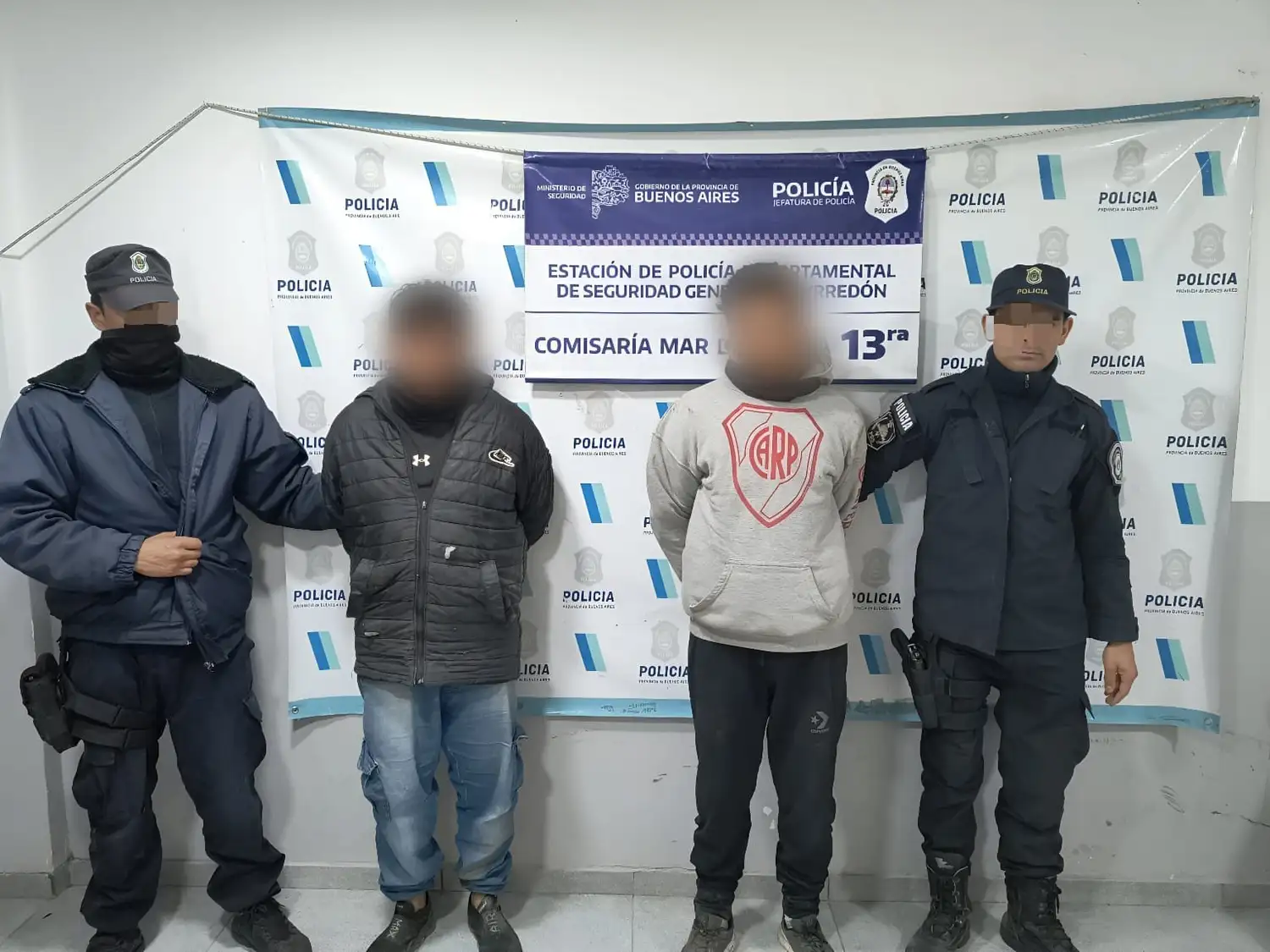 Los sujetos fueron atrapados en Pehuajó y Tohel