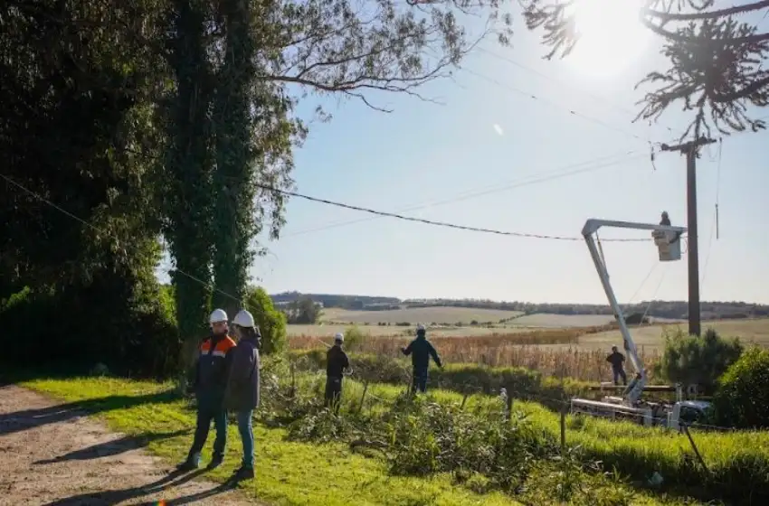 EDEA comenzó obras en Sierra de los Padres