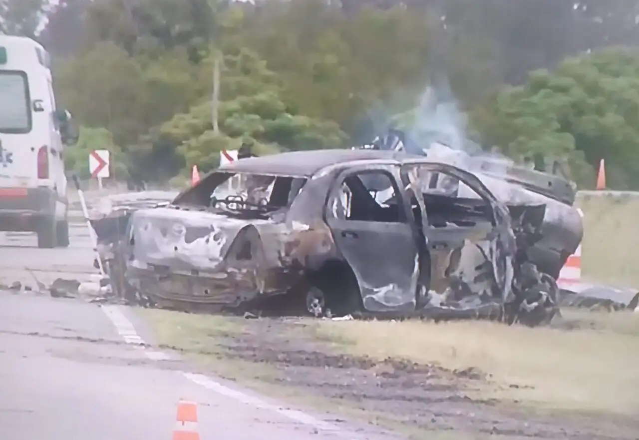 Terrible accidente en Ruta 14: fallecieron dos mujeres de San Gregorio